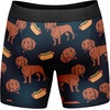 Mens Animal Boxers Funny Cat Dog Fish and More Novelty Underwear | Funny Graphic Boxers, Animal , Cool Sarcastic, Soft Stretchy Cotton Blend for Comfort, Mens Novelty Boxer Briefs(Love My Dog)