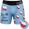 Mens Animal Boxers Funny Cat Dog Fish and More Novelty Underwear | Funny Graphic Boxers, Animal , Cool Sarcastic, Soft Stretchy Cotton Blend for Comfort, Mens Novelty Boxer Briefs(Bobbers)