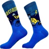 Men’s Captain Obvious Socks Funny Boat Fishing Sailor Novelty Joke Footwear | Funny Graphic Socks, Graphic Sock, Cool Sarcastic Sock, Stretchy and Soft, Novelty Socks