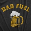 Mens Dad Fuel T Shirt Funny Father’s Day Beer Drinking Pint Lager Ale Lover Tee for Guys(Heather Black – Dadfuel)