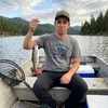 Mens Fish Around and Find Trout T Shirt F*ck Around and Find Out Fishing Graphic Tee(Dark Heather Grey)