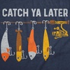 Mens Funny T Shirts Catch Ya Later Sarcastic Fishing Lovers Tee for Men | Funny T Shirts, Graphic Apparel for Men, Cool Fishing Short Sleeve, Soft Cotton Blend, Novelty Tees for Guys
