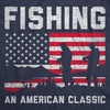 Mens Funny T Shirts Fishing an American Classic Fourth of July Tee for Men
