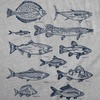 Mens Funny T Shirts Vintage Fish with Names Sarcastic Fishing Graphic Novelty Tee for Men