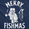 Merry Fishmas Unisex Hoodie Funny Christmas Fishing Hooded Sweatshirt | Funny Sweater, Christmas Hoodie, Cool Fishing Pullover, Sarcastic, Warm and Soft, Novelty Sweatshirt