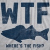 WTF Wheres The Fish Unisex Hoodie Funny Fishing Acronym Fishermen | Funny Sweater, Graphic Hoodie, Cool Fishing Pullover, Warm and Soft, Novelty Sweatshirt(Light Heather Grey – Wtf)