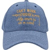 Can’t Work Today My Arm is in A Cast Hat Funny Fishing Rod Joke Cap | Funny Hats, Dad Joke , Cool Fishing, Novelty Caps for Men(Blue – My Arm is in a Cast)