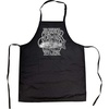 Crazy Dog T-Shirts Funny Grilling Apron for Men Reel Cool Papa Fish Design | Black Adjustable Apron with Pocket, Funny Aprons, Dad Joke Grill Apparel, Cool Fishing Cover, Grandpa, Heat Protection,