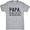 Funny Dad T Shirts Sarcastic Husband Tees Joke Humor for Father | Funny T Shirts, Dad Joke Apparel for Men, Cool Mechanic Short Sleeve, Soft Cotton Blend, Novelty Tees for Guys(Papa Legend)