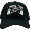 Funny Fishing Hat I Fish So I Don’t Choke People White Text Cap | Adjustable Cotton Baseball Hat for Men and Women, Novelty Sarcastic Fisherman Cap for Anglers and Outdoor Enthusiasts, Funny