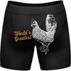 Mens Animal Boxers Funny Cat Dog Fish and More Novelty Underwear | Funny Graphic Boxers, Animal , Cool Sarcastic, Soft Stretchy Cotton Blend for Comfort, Mens Novelty Boxer Briefs(Worlds Greatest)
