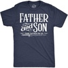 Mens Funny T Shirts Father & Son Fishing Partners for Life Fathers Day Tee | Funny T Shirts, Dad Joke Apparel for Men, Cool Fishing Short Sleeve, Soft Cotton Blend, Novelty Tees for Guys