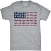 Mens Funny T Shirts Fish Sea Shells American Flag Fishing 4th of July Tee | Funny T Shirts, Patriotic Apparel for Men, Cool Fishing Short Sleeve, Soft Cotton Blend, Novelty Tees for Guys