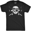 Mens Funny T Shirts Fishing Skull Sarcastic Fisherman Tee for Men | Funny T Shirts, Graphic Apparel for Men, Cool Fishing Short Sleeve, Soft Cotton Blend, Novelty Tees for Guys