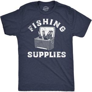 Mens Funny T Shirts Fishing Supplies Sarcastic Drinking Graphic Tee for Men | Funny T Shirts, Graphic Apparel for Men, Cool Fishing Short Sleeve, Drinking, Soft Cotton Blend, Novelty Tees for Guys