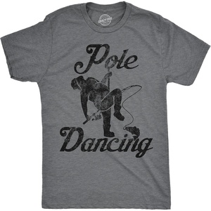 Mens Funny T Shirts Pole Dancing Fishing Tee for Men | Funny T Shirts, Graphic Apparel for Men, Cool Fishing Short Sleeve, Sarcastic, Soft Cotton Blend, Novelty Tees for Guys