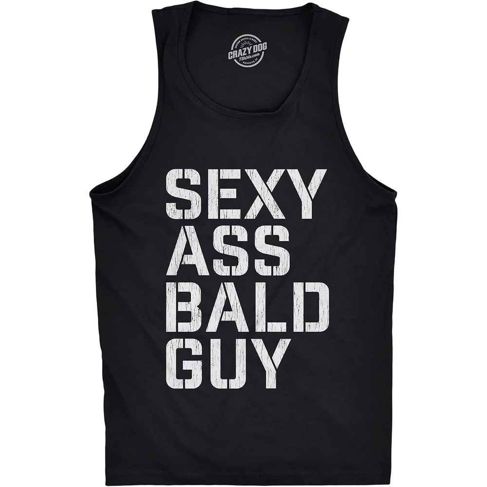 image:imageSexy Ass Bald Guy Funny Fathers Day Dad Joke Mens Tank Tops Funny Workout Shirt Dad Joke Tank Top for Men Cool Sarcastic Sleeveless Tee Grandpa Fitted Tank Novelty Tank Tops forBlack