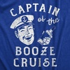 Crazy Dog T-Shirts Cruise Shirt for Men, Cruising and Boozing Graphic Tee | Soft cotton blend, anchor text graphic, casual cruise vacation wear, Funny T Shirts, Graphic Apparel for Men, Cool Summer(Heather Royal – Captain)