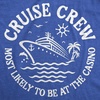 Crazy Dog T-Shirts Cruise Shirt for Men, Cruising and Boozing Graphic Tee | Soft cotton blend, anchor text graphic, casual cruise vacation wear, Funny T Shirts, Graphic Apparel for Men, Cool Summer(Heather Royal – Cruse Crew Casino)