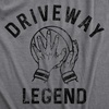 Driveway Legend Fitness Funny Pickup Mens Funny Sayings Tank Tops | Funny Workout Shirt, Graphic Tank Top for Men, Cool Basketball Sleeveless Tee, Sarcastic, Fitted Tank, Novelty Tank Tops for(Dark Heather Grey – Driveway)