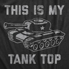 This is My Fitness Funny Army Military Sleeveless Mens Tank Tops | Funny Workout Shirt, Graphic Tank Top for Men, Cool Sarcastic Sleeveless Tee, Fitted Tank, Novelty Tank Tops for Guys(Heather Black – Tank Top)