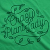 Womens Tank Crazy Plant Lady TanktopFunny Gardening Shirt | Funny Racerback Tank, Graphic Tank Top for Women, Cool Camping Sleeveless Tee, Fitted Racerback, Novelty Tank Tops for Women(Heather Green)