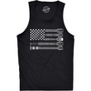 Fitness Guitar Flag Rock and Roll Funny Mens Tank Tops | Funny Workout Shirt, Patriotic Tank Top for Men, Cool Music Sleeveless Tee, Fitted Tank, Novelty Tank Tops for Guys(Black)