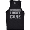 Mens Fitness Tank Breaking News I Don’t Care Tanktop Funny Tank | Funny Workout Shirt, Graphic Tank Top for Men, Cool Introvert Sleeveless Tee, Fitted Tank, Novelty Tank Tops for Guys(Black)