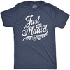 Mens Just Maui’d T Shirt Cute Just Married Hawaii Honeymoon Tee | Funny T Shirts, Graphic Apparel for Men, Cool Summer Short Sleeve, Soft Cotton Blend, Novelty Tees for Guys