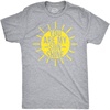 Mens You are My Sunshine T Shirts Funny Summer Tee Cute Adorable Novelty Graphic T Shirt(Light Heather Grey)