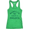 Womens Tank Mamacita Needs A Margarita Tanktop Funny Tequila Shirt | Funny Racerback Tank, Cinco De Mayo Tank Top for Women, Cool Drinking Sleeveless Tee, Fitted Racerback, Novelty Tank Tops for(Green)
