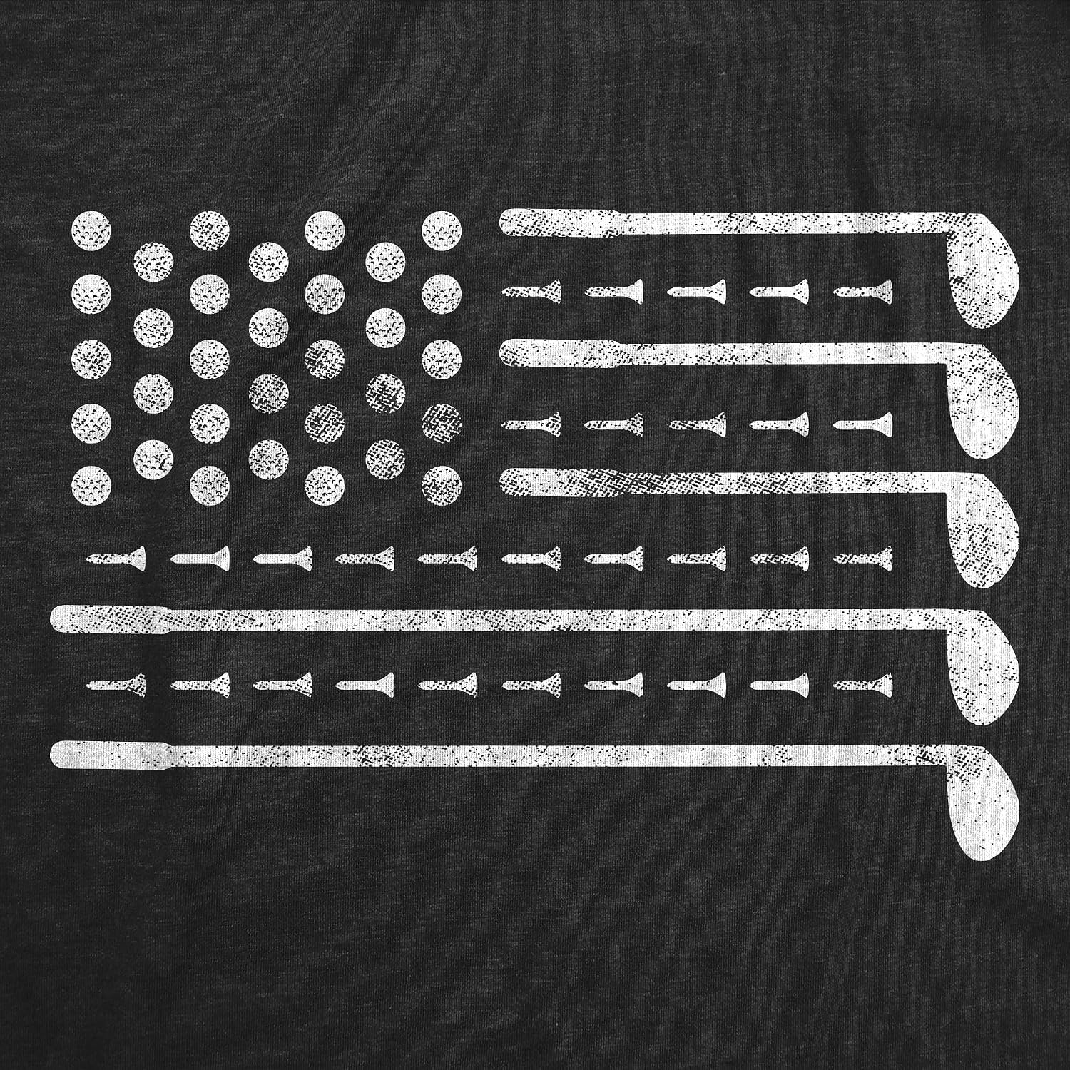 image:imageMens Funny T Shirts Golf American Flag Awesome 4th of July Golfing Tee Funny T Shirts Patriotic Apparel for Men Cool Golf Short Sleeve Soft Cotton Blend Novelty Tees for GuysHeather Black Golf American Flag