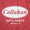 Crazy Dog Mens Callahan Auto Parts T Shirt Funny Graphic Novelty Tee | Funny T Shirts, Graphic Apparel for Men, Cool Movie Short Sleeve, Soft Cotton Blend, Novelty Tees for Guys(Heather Red)