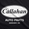 Crazy Dog Mens Callahan Auto Parts T Shirt Funny Graphic Novelty Tee | Funny T Shirts, Graphic Apparel for Men, Cool Movie Short Sleeve, Soft Cotton Blend, Novelty Tees for Guys(Black)