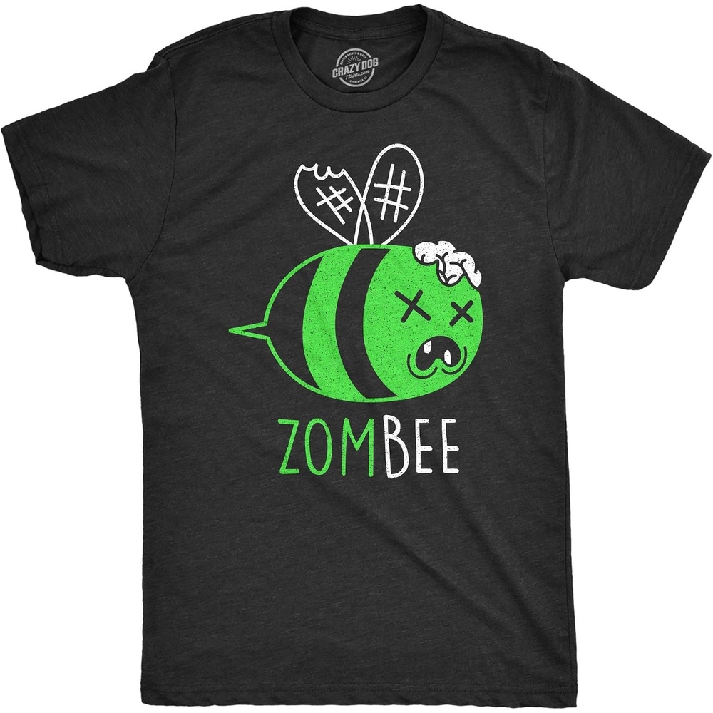 image:imageHalloween Mens TShirt Lets Get Smashed Funny Pumpkin Spooky Tees Funny T Shirts Halloween Apparel for Men Cool Drinking Short Sleeve Soft Cotton Blend Novelty Tees for GuysHeather Black Zombee