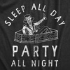 Halloween Womens T-Shirt Funny Spooky Scary October Tees | Funny T Shirts, Halloween Tops for Women, Cool Top, Soft Cotton Blend, Women’s Novelty Tees(Heather Black – Sleep)