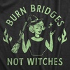 Halloween Womens T-Shirt Funny Spooky Scary October Tees | Funny T Shirts, Halloween Tops for Women, Cool Top, Soft Cotton Blend, Women’s Novelty Tees(Heather Black – Witches)