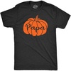Halloween Mens T-Shirt Lets Get Smashed Funny Pumpkin Spooky Tees | Funny T Shirts, Halloween Apparel for Men, Cool Drinking Short Sleeve, Soft Cotton Blend, Novelty Tees for Guys(Heather Black – Papa Pumpkin)