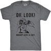 Mens T Shirts Funny Sarcastic Humor Adult Joke Tees for Guys | Funny T Shirts, Sarcastic Apparel for Men, Cool Short Sleeve, Fitness, Soft Cotton Blend, Novelty Tees for Guys(Dark Heather Grey – Nobody Gives)