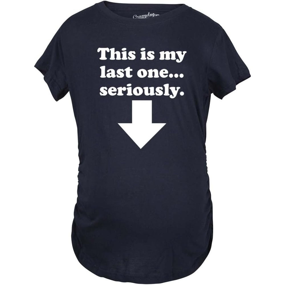 image:imageMaternity Funny for Pregnant Women Funny Pregnancy T Shirt Funny Graphic Pregnancy Tee Graphic Maternity Wear Cool Sarcastic Short Sleeve Animal Ruched stretchy soft MaternityNavy Last One