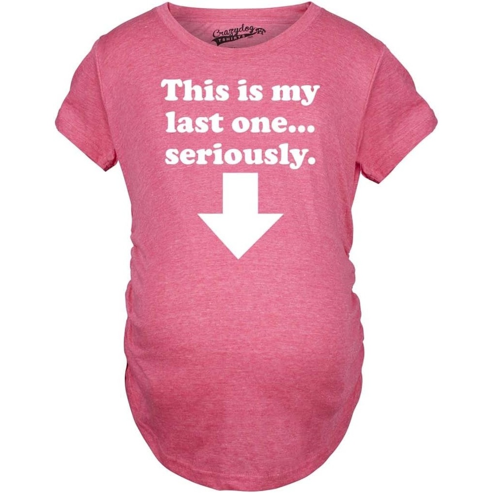 image:imageMaternity Funny for Pregnant Women Funny Pregnancy T Shirt  Funny Graphic Pregnancy Tee Graphic Maternity Wear Cool Sarcastic Short Sleeve Animal Ruched stretchy soft MaternityPink  Last One
