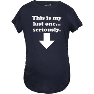 Maternity Funny for Pregnant Women Funny Pregnancy T Shirt | Funny Graphic Pregnancy Tee, Graphic Maternity Wear, Cool Sarcastic Short Sleeve, Animal, Ruched, stretchy, soft, Maternity(Navy – Last One)