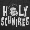 Mens Chris Farley T-Shirt Matt Foley Funny Graphic Novelty Tees | Licensed Chris Farley Tees, Cool Comedy Shirts, Vintage 90s Graphic Tee, Funny Matt Foley Tshirts, Classic Farley Quotes,(Heather Black – Holy Schnikes)