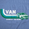 Mens Chris Farley T-Shirt Matt Foley Funny Graphic Novelty Tees | Licensed Chris Farley Tees, Cool Comedy Shirts, Vintage 90s Graphic Tee, Funny Matt Foley Tshirts, Classic Farley Quotes,(Light Heather Blue – Van Down By River)