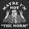 Mens Chris Farley T-Shirt Matt Foley Funny Graphic Novelty Tees | Licensed Chris Farley Tees, Cool Comedy Shirts, Vintage 90s Graphic Tee, Funny Matt Foley Tshirts, Classic Farley Quotes,(Heather Black – Maybe Not the Norm)