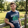 Mens Chris Farley T-Shirt Matt Foley Funny Graphic Novelty Tees | Licensed Chris Farley Tees, Cool Comedy Shirts, Vintage 90s Graphic Tee, Funny Matt Foley Tshirts, Classic Farley Quotes,(Heather Navy – Matt Foley)