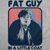 Mens Chris Farley T-Shirt Matt Foley Funny Graphic Novelty Tees | Licensed Chris Farley Tees, Cool Comedy Shirts, Vintage 90s Graphic Tee, Funny Matt Foley Tshirts, Classic Farley Quotes,(Light Heather Grey – Fat Guy)