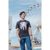 Halloween Mens T-Shirt Splattered Rib Cage Cool Skeleton Tees | Funny T Shirts, Halloween Apparel for Men, Cool Short Sleeve, Soft Cotton Blend, Novelty Tees for Guys