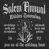 Halloween Womens Witch T-Shirt Salem Witches Convention Tees | Funny T Shirts, Halloween Tops for Women, Cool Sarcastic Top, Soft Cotton Blend, Women’s Novelty Tees