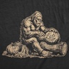 Mens T Shirts Bigfoot Pumpkin Sasquatch Halloween Tee for Men | Funny T Shirts, Halloween Apparel for Men, Cool Animal Short Sleeve, Soft Cotton Blend, Novelty Tees for Guys
